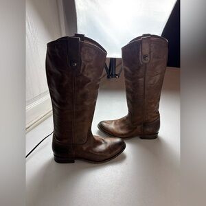 FRYE look a like Brown Knee High Boots.